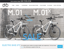 Tablet Screenshot of electric-bike-store.co.uk